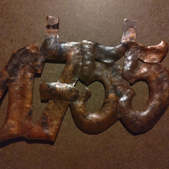 Custom art house numbers or flags - Picture 3 of 5